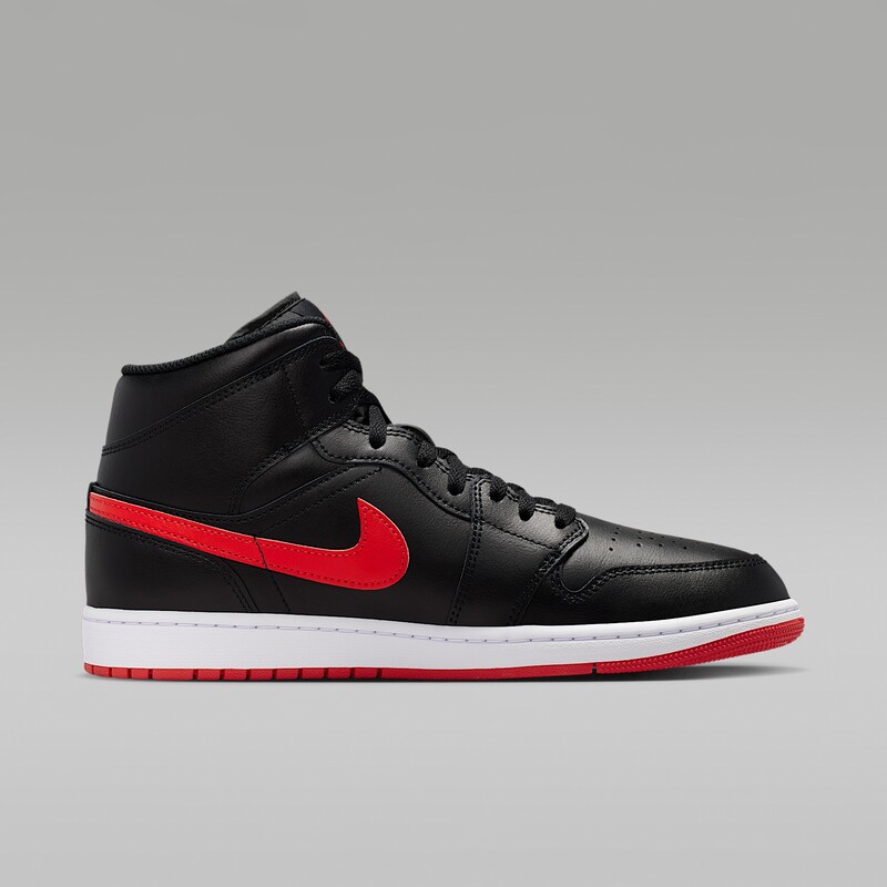 Air Jordan 1 Mid "Black/Red" | DQ8426-005