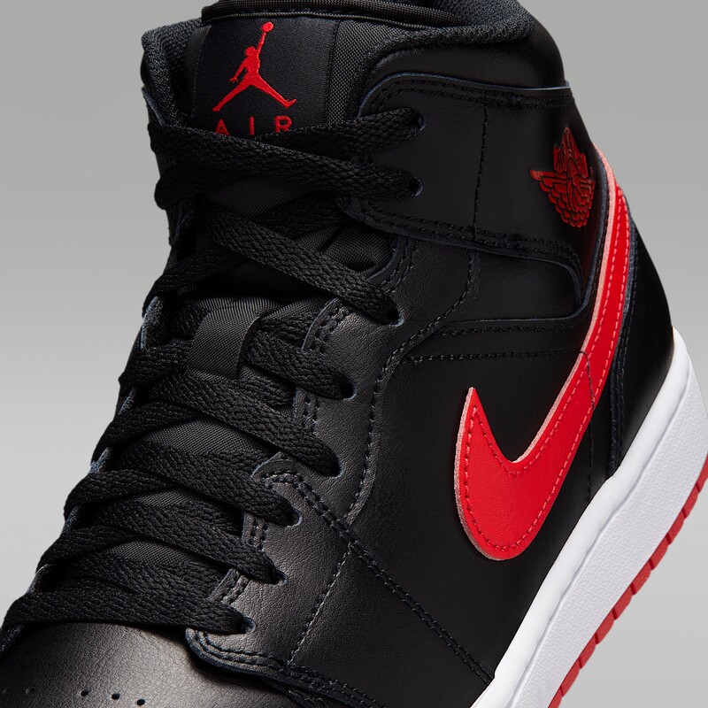 Air Jordan 1 Mid "Black/Red" | DQ8426-005