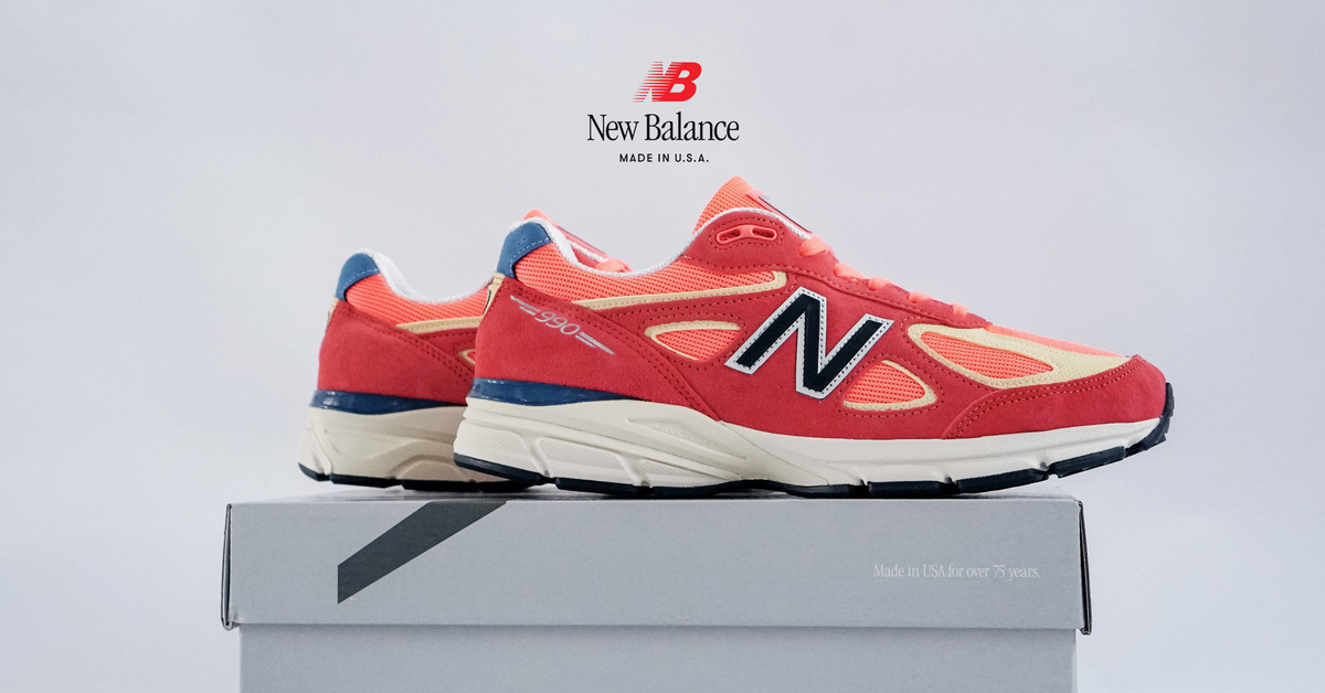 Latest Pickup: New Balance Made in USA 990v4 "Urgent Red"