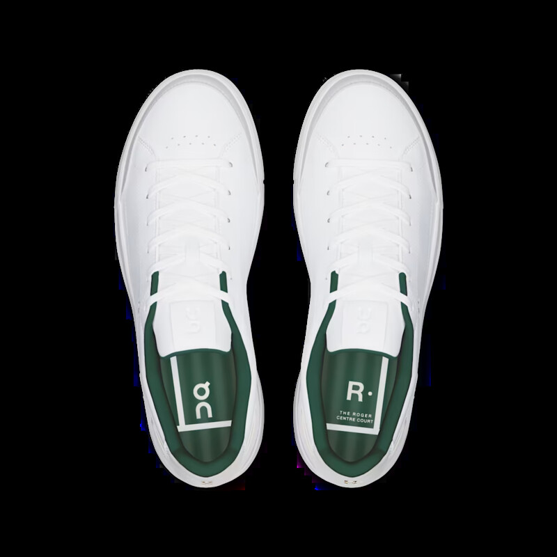 On THE ROGER Centre Court "White/Evergreen" | 3MG10482924