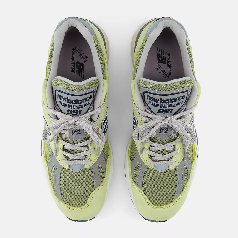 New Balance 991 V2 Made in UK "Green Banana" | U991WG2