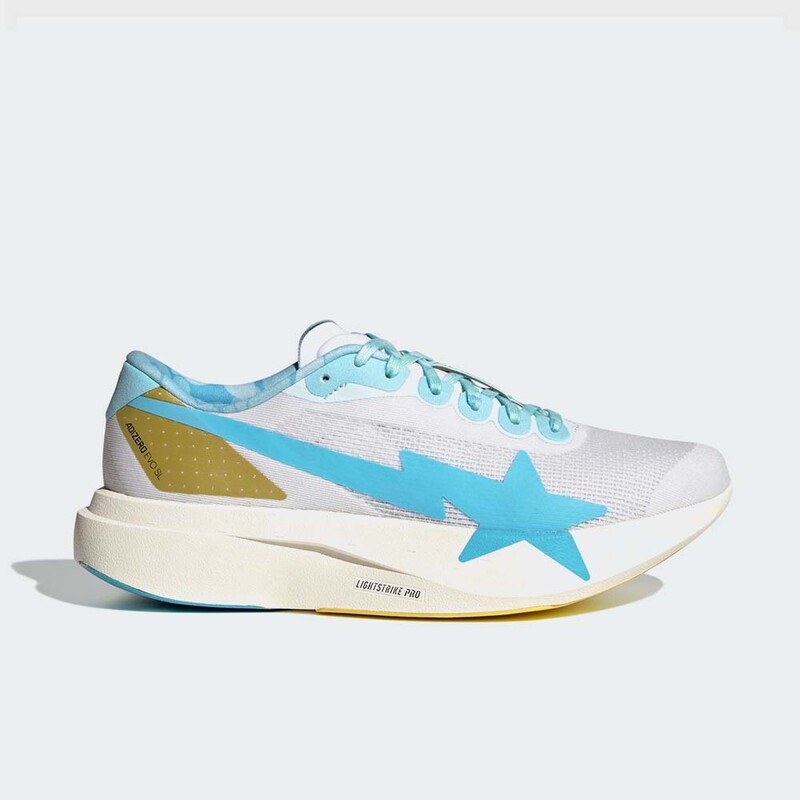 Bape x adidas Adizero Evo SL "White/Gold" | KJ5751