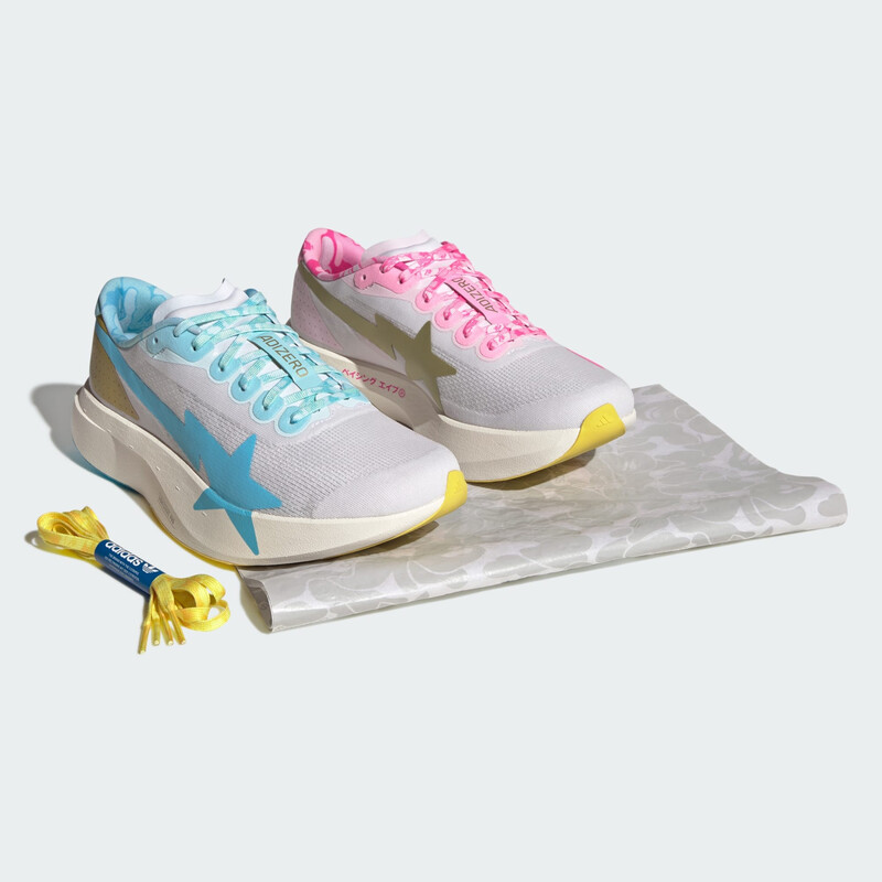 Bape x adidas Adizero Evo SL "White/Gold" | KJ5751