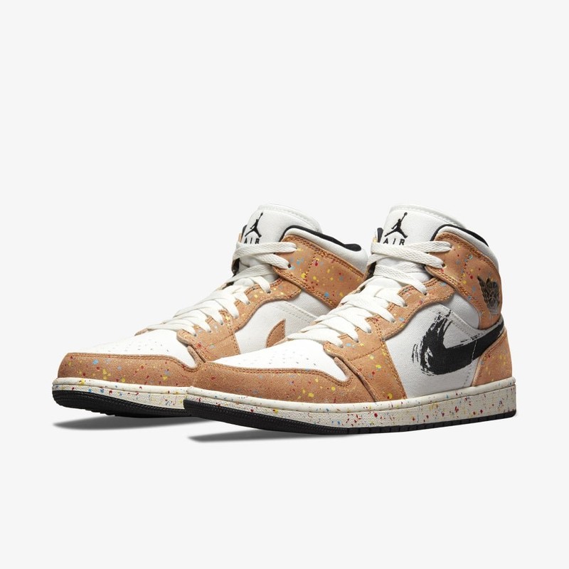 Air Jordan 1 Mid Brushstroke | DA8005-100