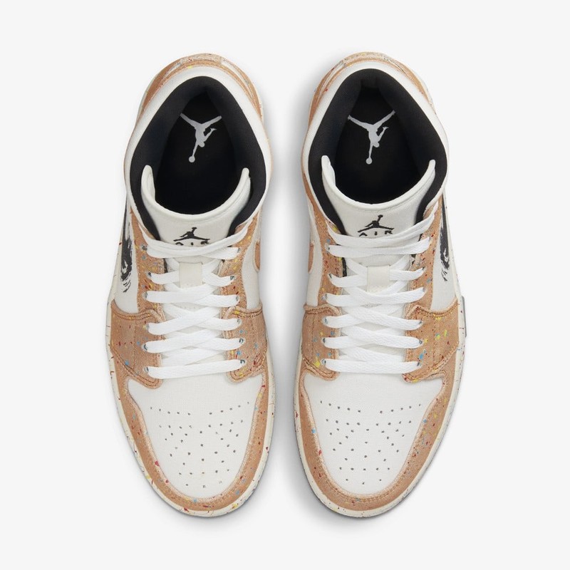 Air Jordan 1 Mid Brushstroke | DA8005-100