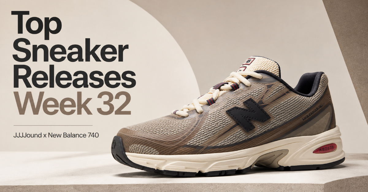TOP SNEAKER RELEASES WEEK 32