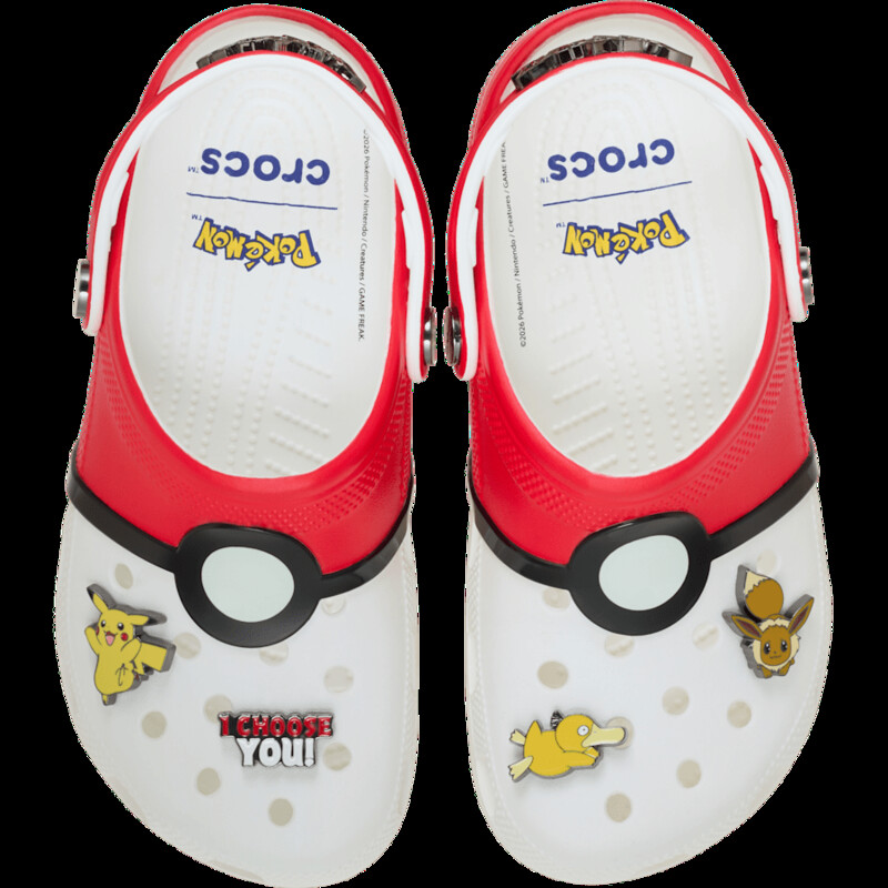 Pokemon x Crocs Classic Clog "Poké Ball" | 212064-90H Pokemon x Crocs Classic Clog "Poké Ball" | 212064-90H