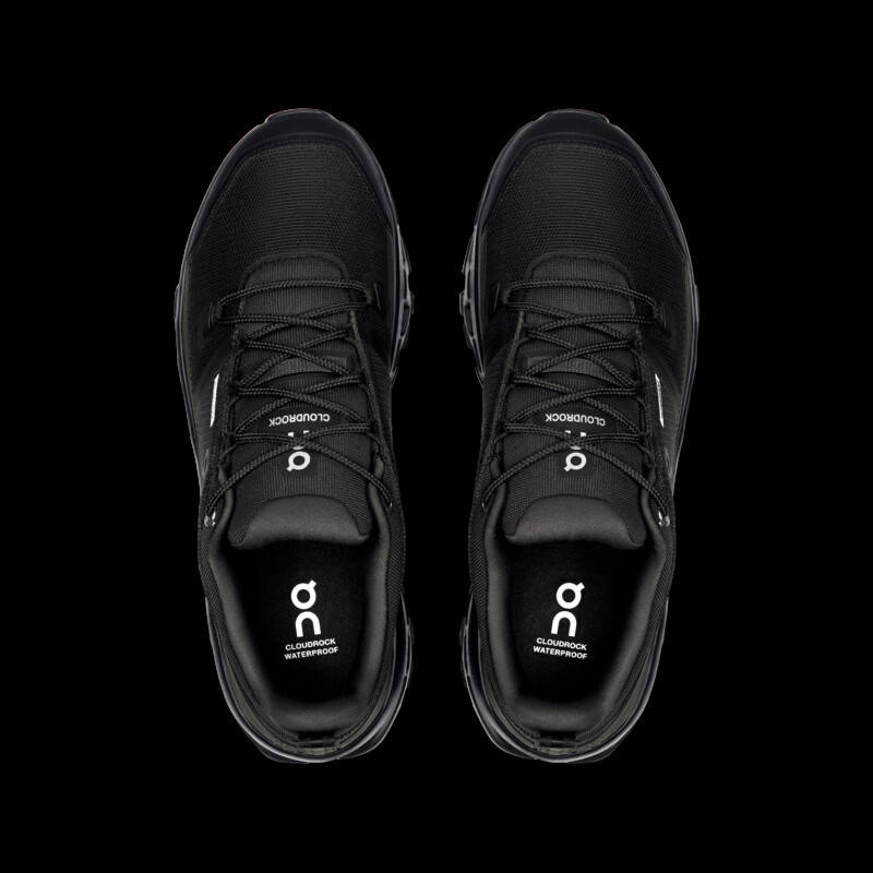 On Cloudrock Low Waterproof "Black" | 3MF10251043