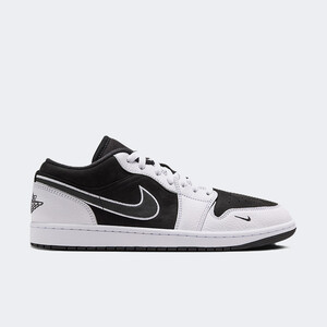 Air Jordan 1 Low Suede "Black/White" | IX6983-001