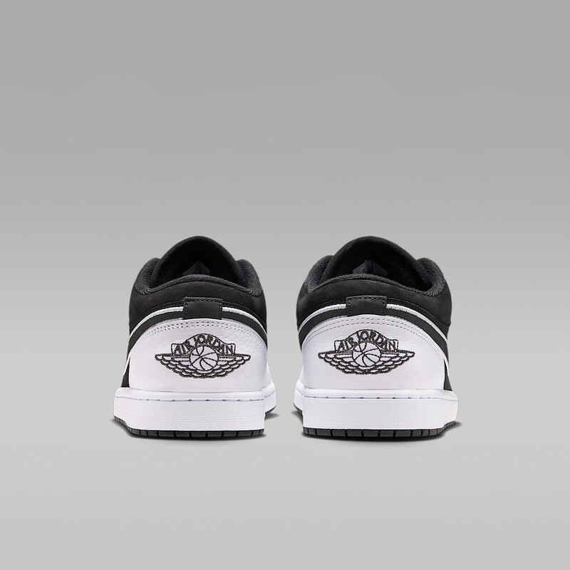 Air Jordan 1 Low Suede "Black/White" | IX6983-001