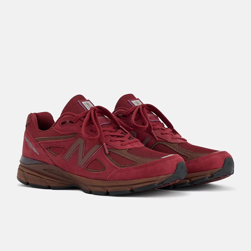 New Balance 990v4 Made in USA "Monarch Burgundy" | U990BR4