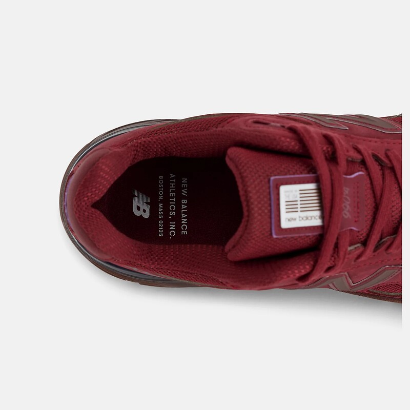 New Balance 990v4 Made in USA "Monarch Burgundy" | U990BR4