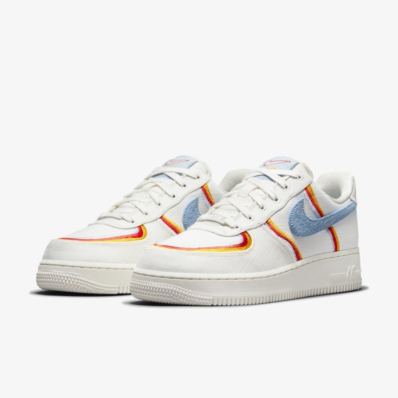 Nike Air Force 1 Low Sail Denim Swoosh | DJ4655-133