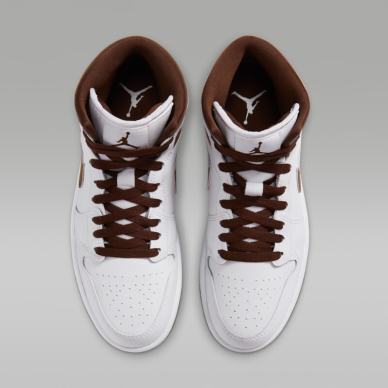 Air Jordan 1 Mid "White/Cacao Wow" | BQ6472-125