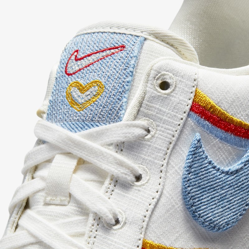 Nike Air Force 1 Low Sail Denim Swoosh | DJ4655-133
