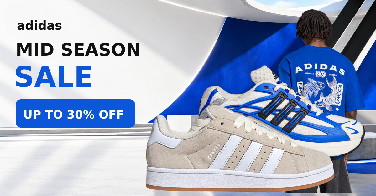 adidas Sale: Bis zu 30% Rabatt