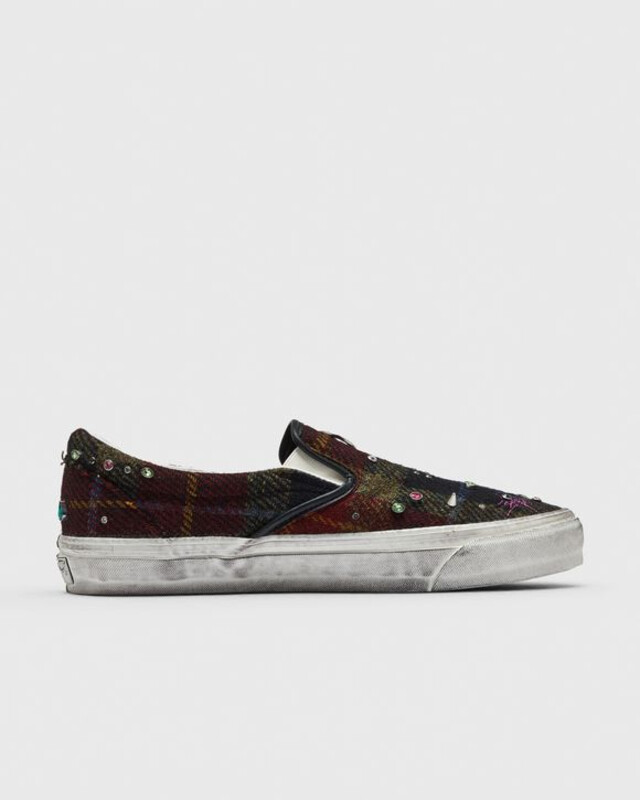 Harris Tweed x Vans LX Classic Slip-On 98 "Red" | VN000E96BJN1