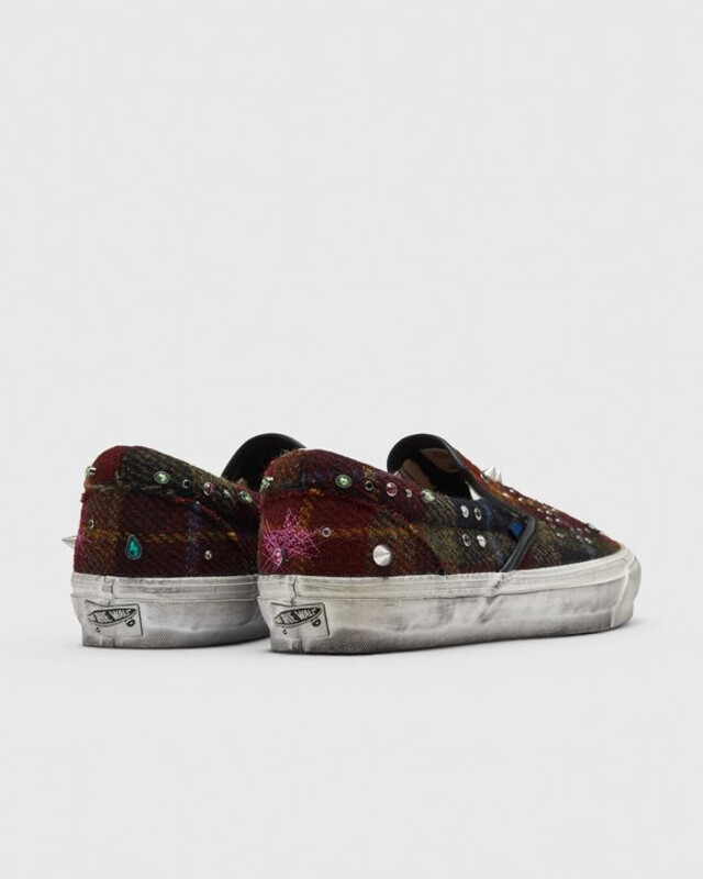 Harris Tweed x Vans LX Classic Slip-On 98 "Red" | VN000E96BJN1