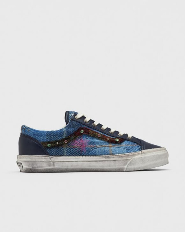Harris Tweed x Vans LX Old Skool 3 "Navy" | VN000E8VBIP1