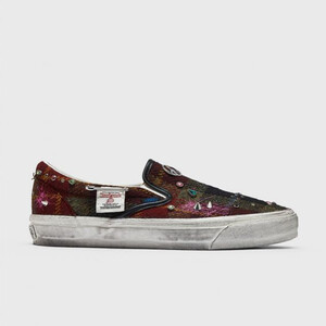 Harris Tweed x Vans LX Classic Slip-On 98 "Red" | VN000E96BJN1