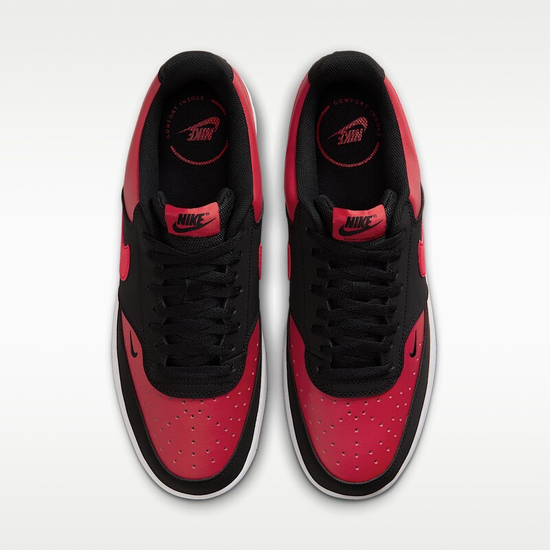 Nike Court Vision Low "Black/Red" | IM0459-002