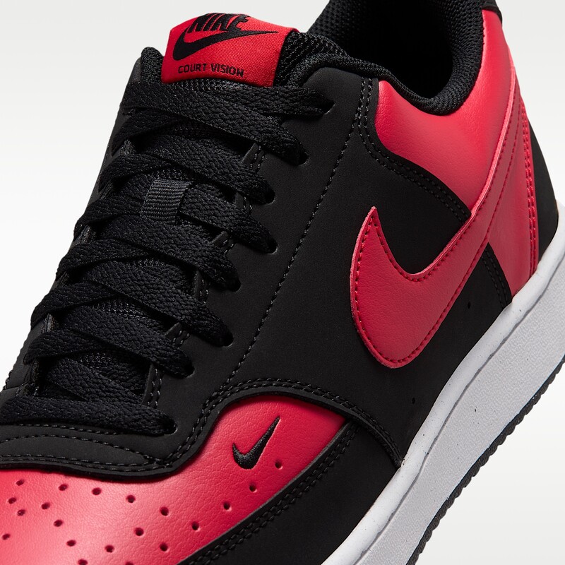 Nike Court Vision Low "Black/Red" | IM0459-002 Nike Court Vision Low "Black/Red" | IM0459-002