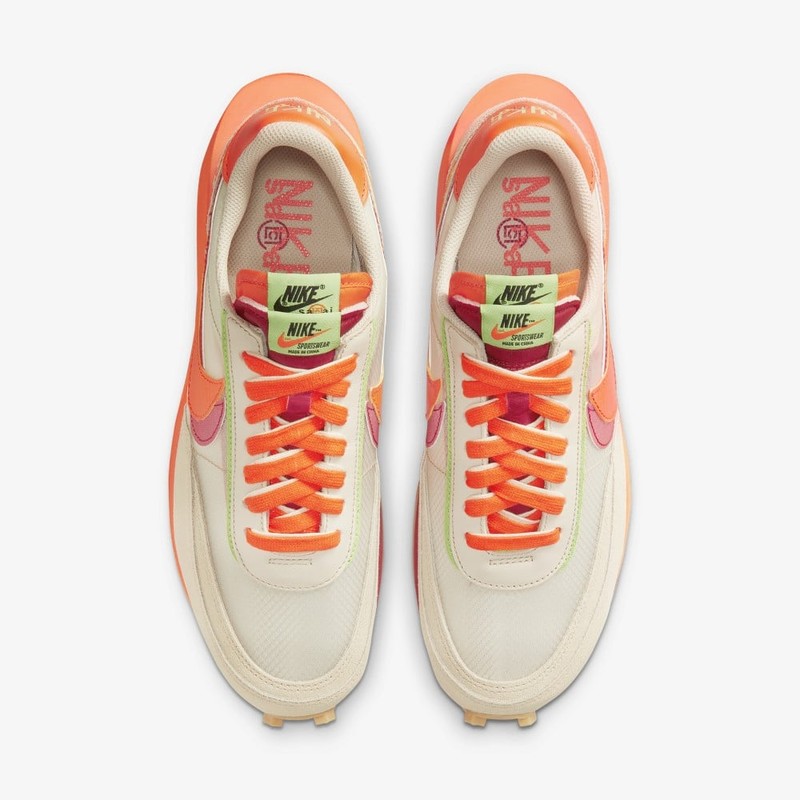 CLOT x sacai x Nike LDWaffle Orange | DH1347-100