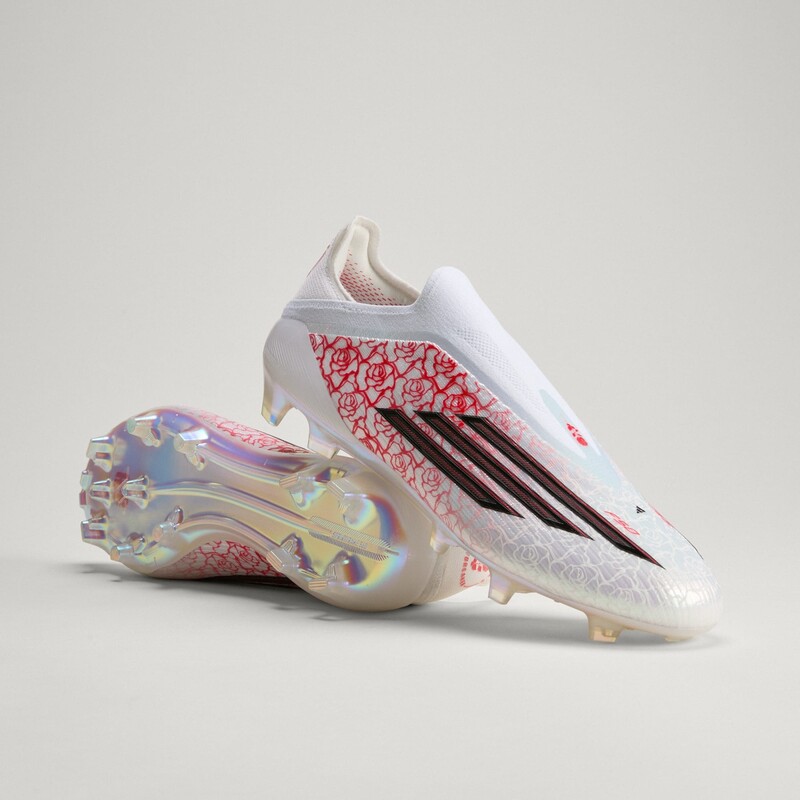 Lamine Yamal x adidas F50 Elite Laceless FG "Roses" | JR4441 Lamine Yamal x adidas F50 Elite Laceless FG "Roses" | JR4441
