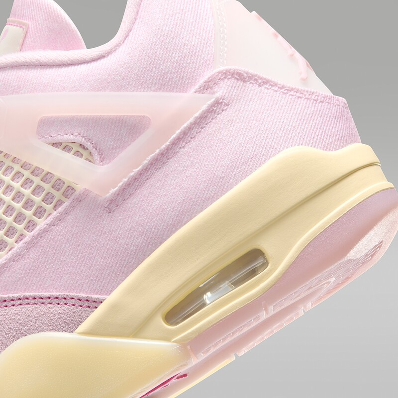 Air Jordan 4 Denim "Iced Carmine" | IB6716-600