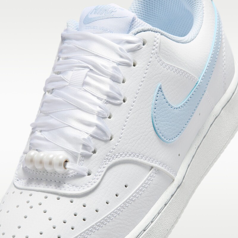 Nike Court Vision Low "White/Hydrogen Blue" | IB6652-102