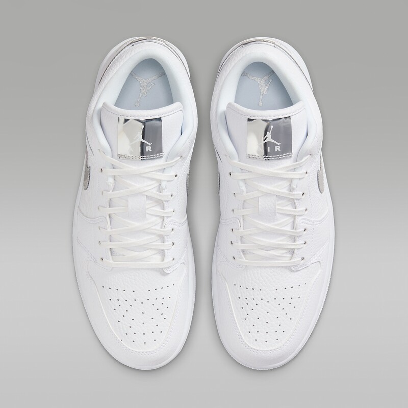 Air Jordan 1 Low SE "White/Metallic Silver" | IQ9381-100