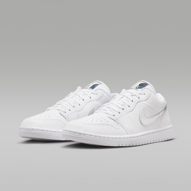 Air Jordan 1 Low SE "White/Metallic Silver" | IQ9381-100