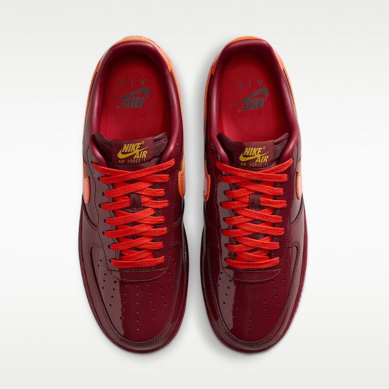 Nike Air Force 1 Low "Dark Team Red" - Patent Leather Pack | IO4489-601