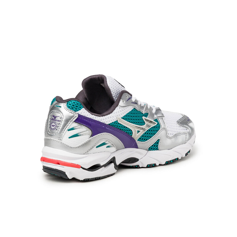 Mizuno Wave Rider 10 Sport "White/Teal Blue" | D1GA210407