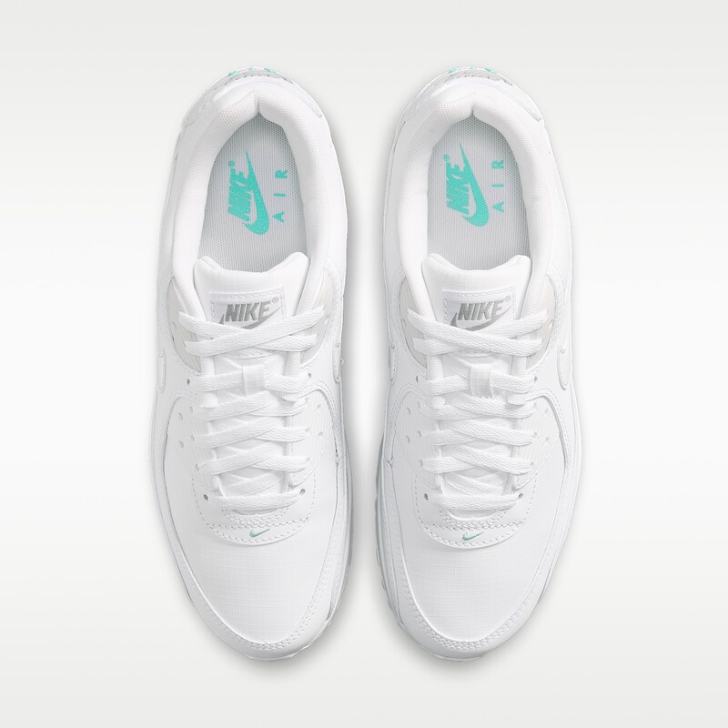 Nike Air Max 90 "White/Hyper Turquoise" | IB7680-101