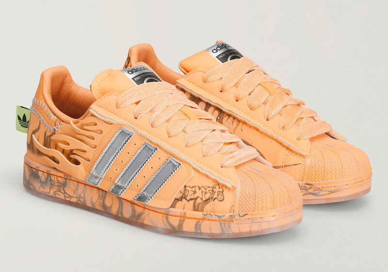 Hellstar x adidas Superstar "Hazy Orange" | LA1501