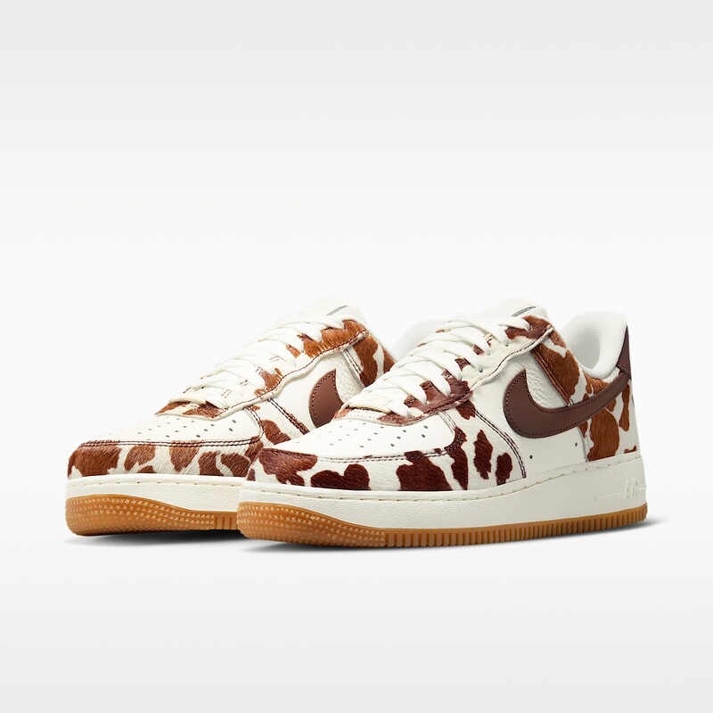 Nike Air Force 1 "Field Brown Cow Print" | IO0442-200