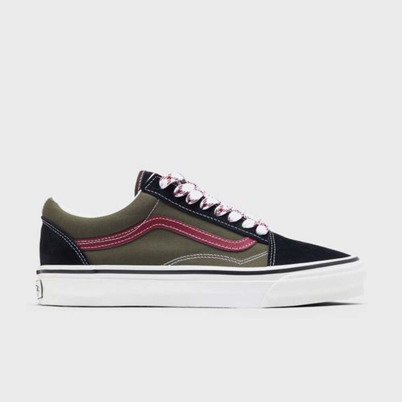 Vans LX Old Skool Malibu "Black/Olive" | VN000D9JBKO1