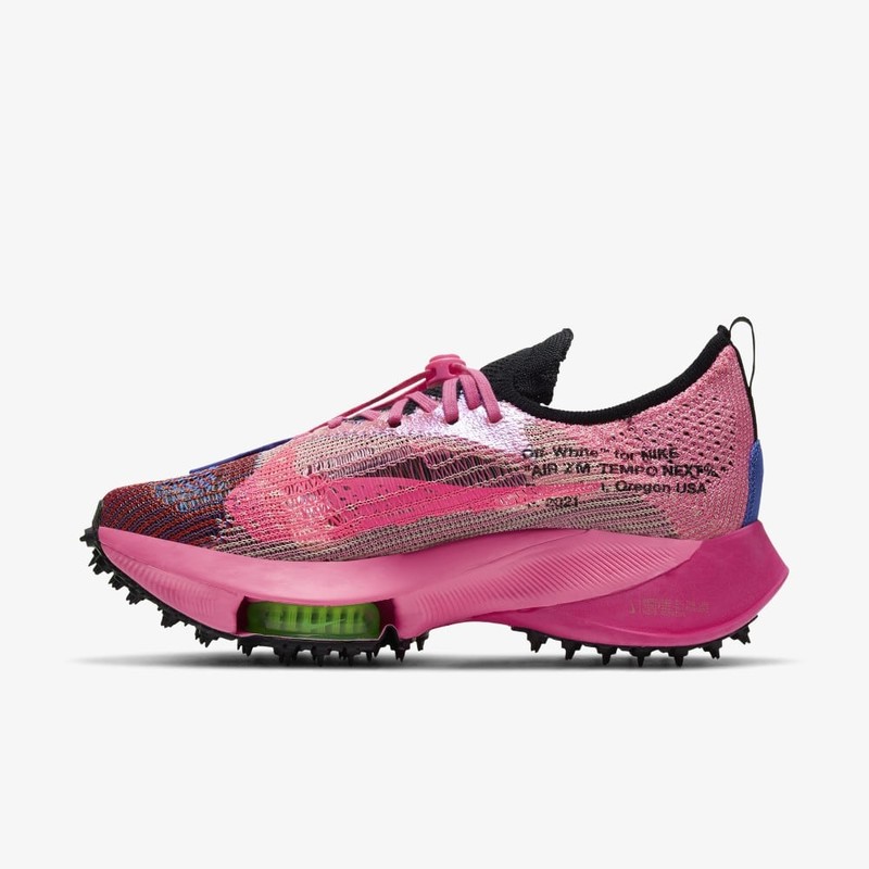 Off-White x Nike Air Zoom Tempo NEXT% Pink Glow | CV0697-400