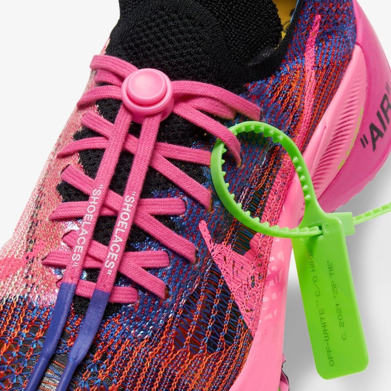 Off-White x Nike Air Zoom Tempo NEXT% Pink Glow | CV0697-400