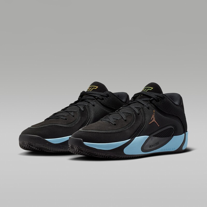 Jordan Tatum 4 "Black/Ice Blue" | HQ4614-004