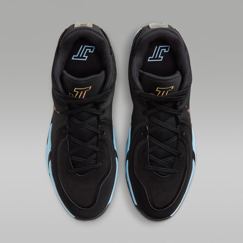 Jordan Tatum 4 "Black/Ice Blue" | HQ4614-004