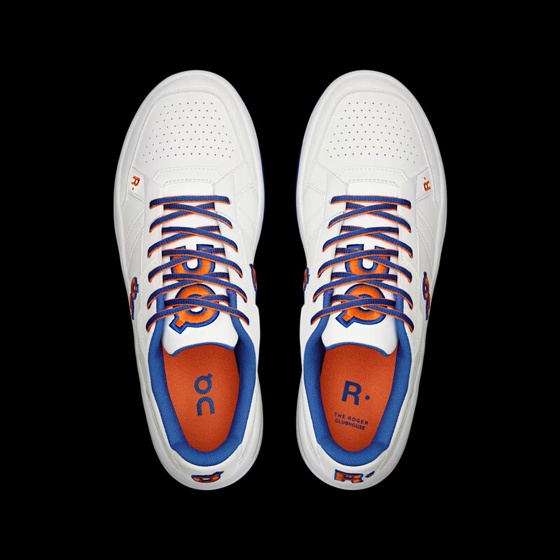 On THE ROGER CH Varsity "White/Indigo" | 3MG10870629