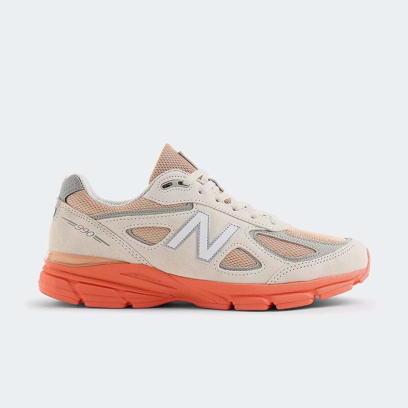 New Balance 990v4 Made in USA "Tangerine Heat" | U990MO4