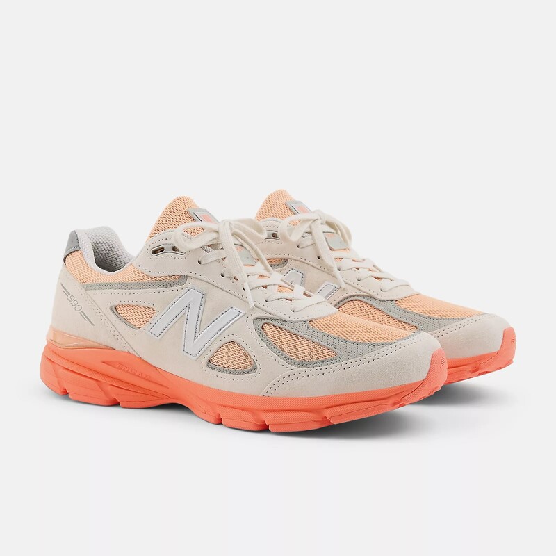 New Balance 990v4 Made in USA "Tangerine Heat" | U990MO4