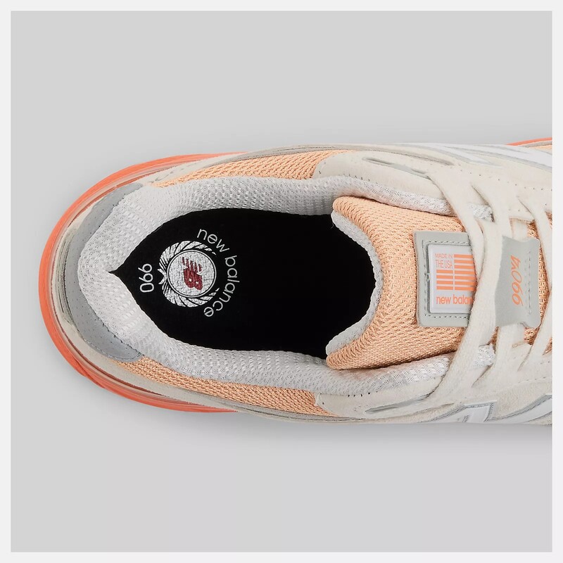 New Balance 990v4 Made in USA "Tangerine Heat" | U990MO4