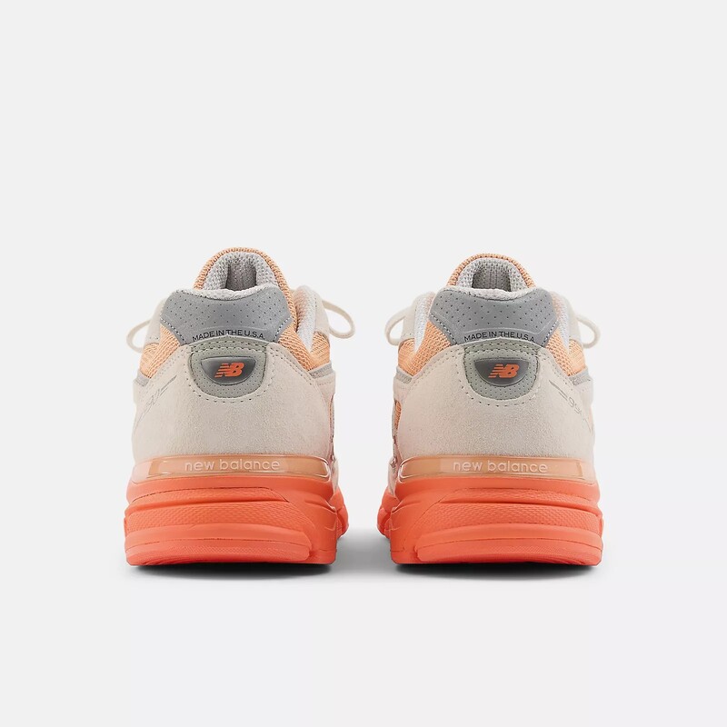 New Balance 990v4 Made in USA "Tangerine Heat" | U990MO4
