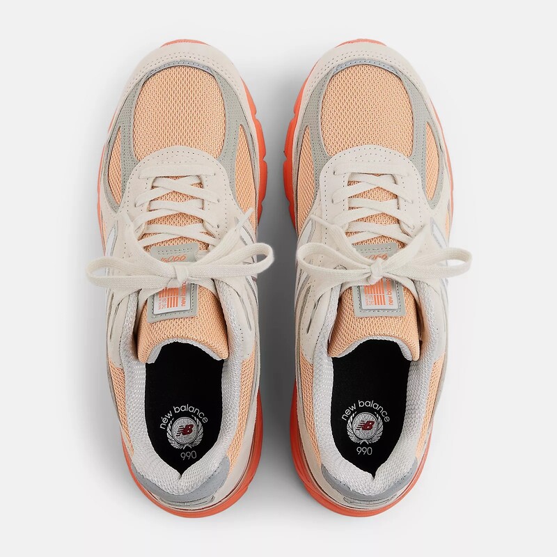 New Balance 990v4 Made in USA "Tangerine Heat" | U990MO4