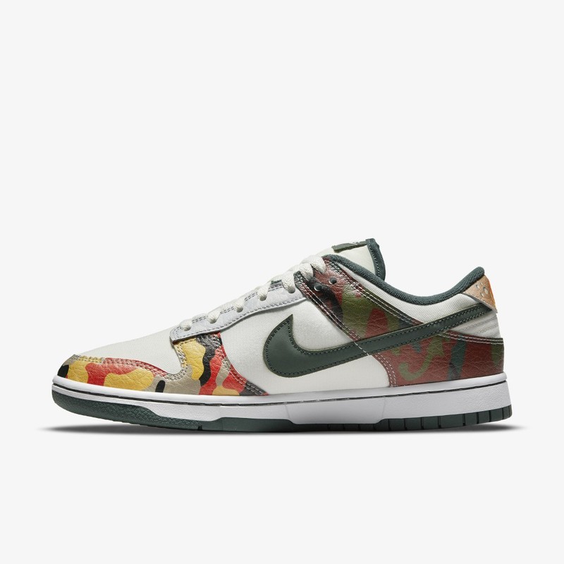 Nike Dunk Low SE Multicolor Camo | DH0957-100