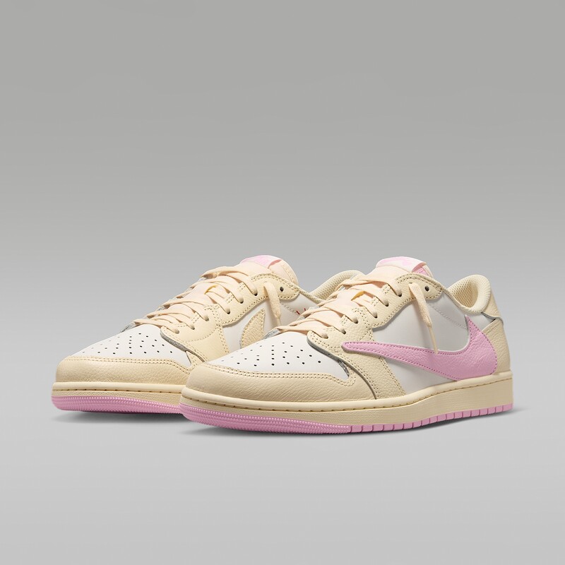 Travis Scott x Air Jordan 1 Low OG "Shy Pink" | IQ7604-100